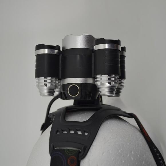 Hiking Headlight LED Light Head Torch Rechargeable Head - Picture 8 of 11